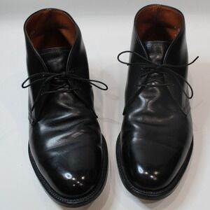 Vintage E.T Wright Chukka Boots Black Leather Lace Up Men's Size 8 EE